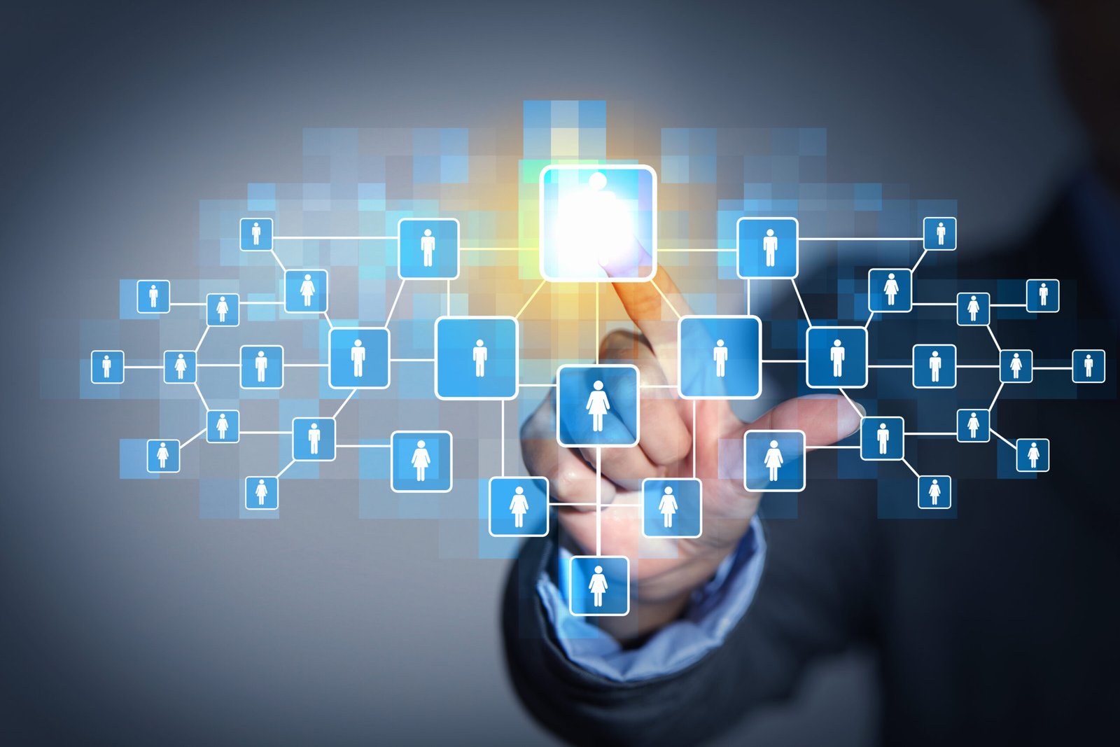 male-professional-touching-virtual-business-innovation-icon-on-digital-interface